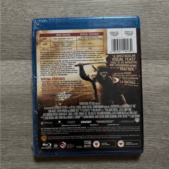 300 Blu-ray Disc - Picture 2 of 3